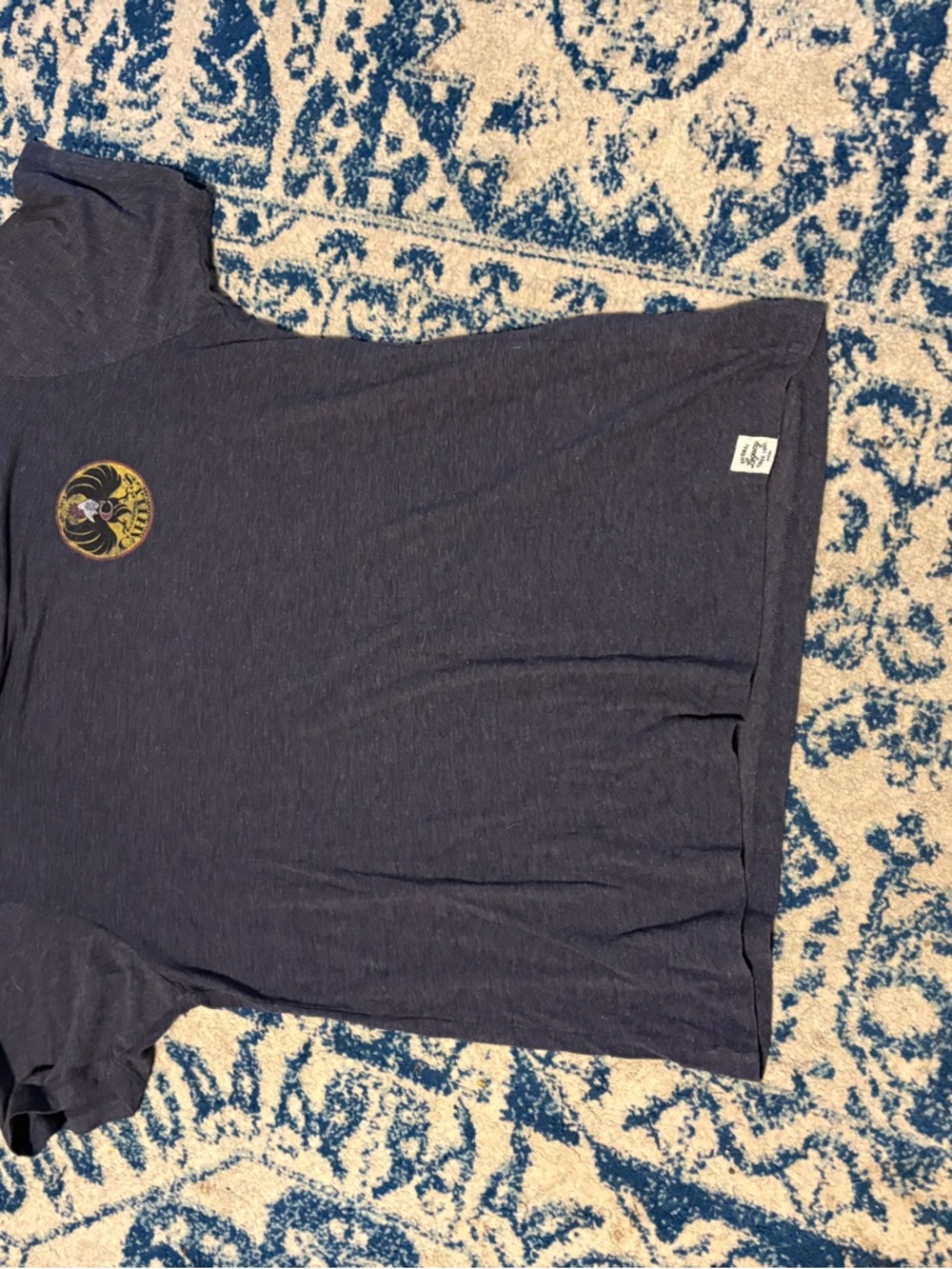 Legacy Navy Short Sleeve Tee with Small Chest Graphic